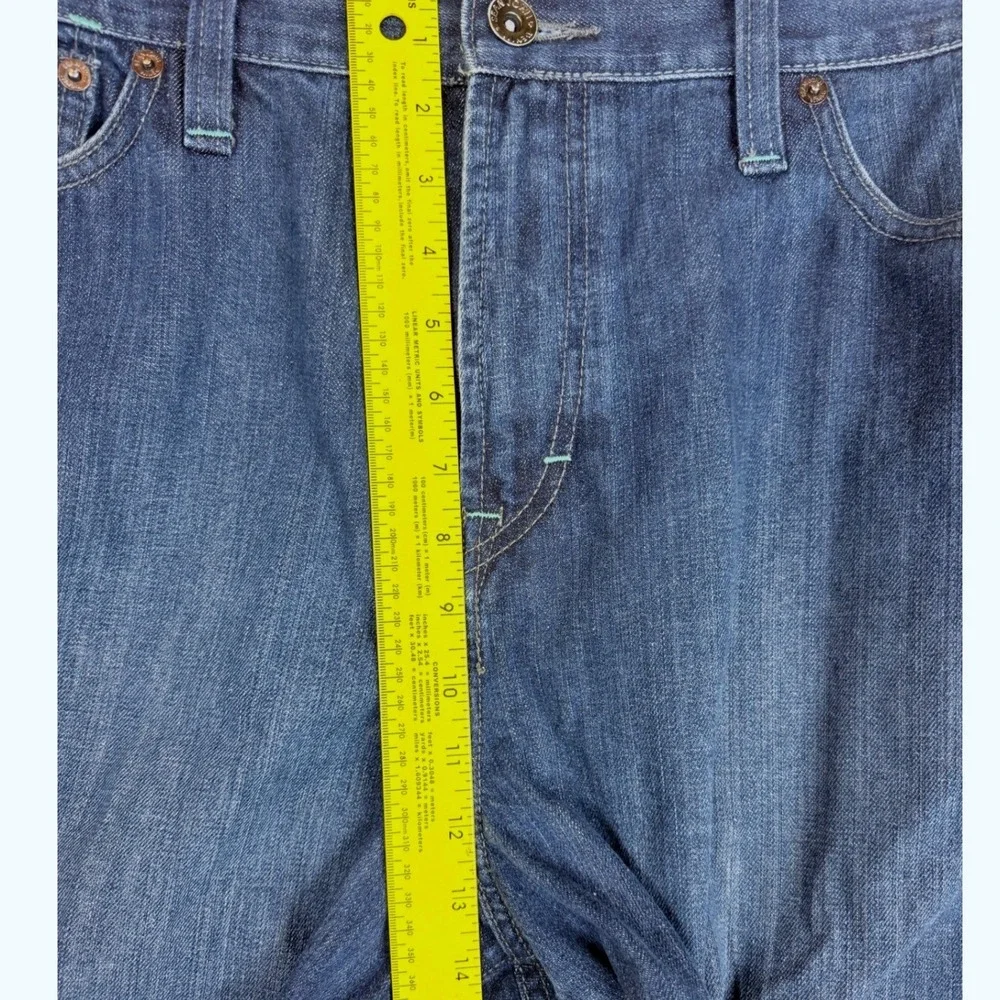 Vintage Y2K Sean John Mens 38 Baggy Denim Jorts Hong Kong Graphic Pocket Shorts